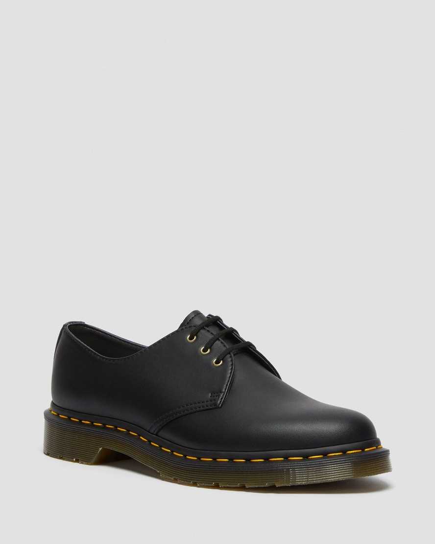 Dr. Martens Vegan 1461 Felix Miesten Juhlakengät - Mustat Kengät [358-EPSZDJ]